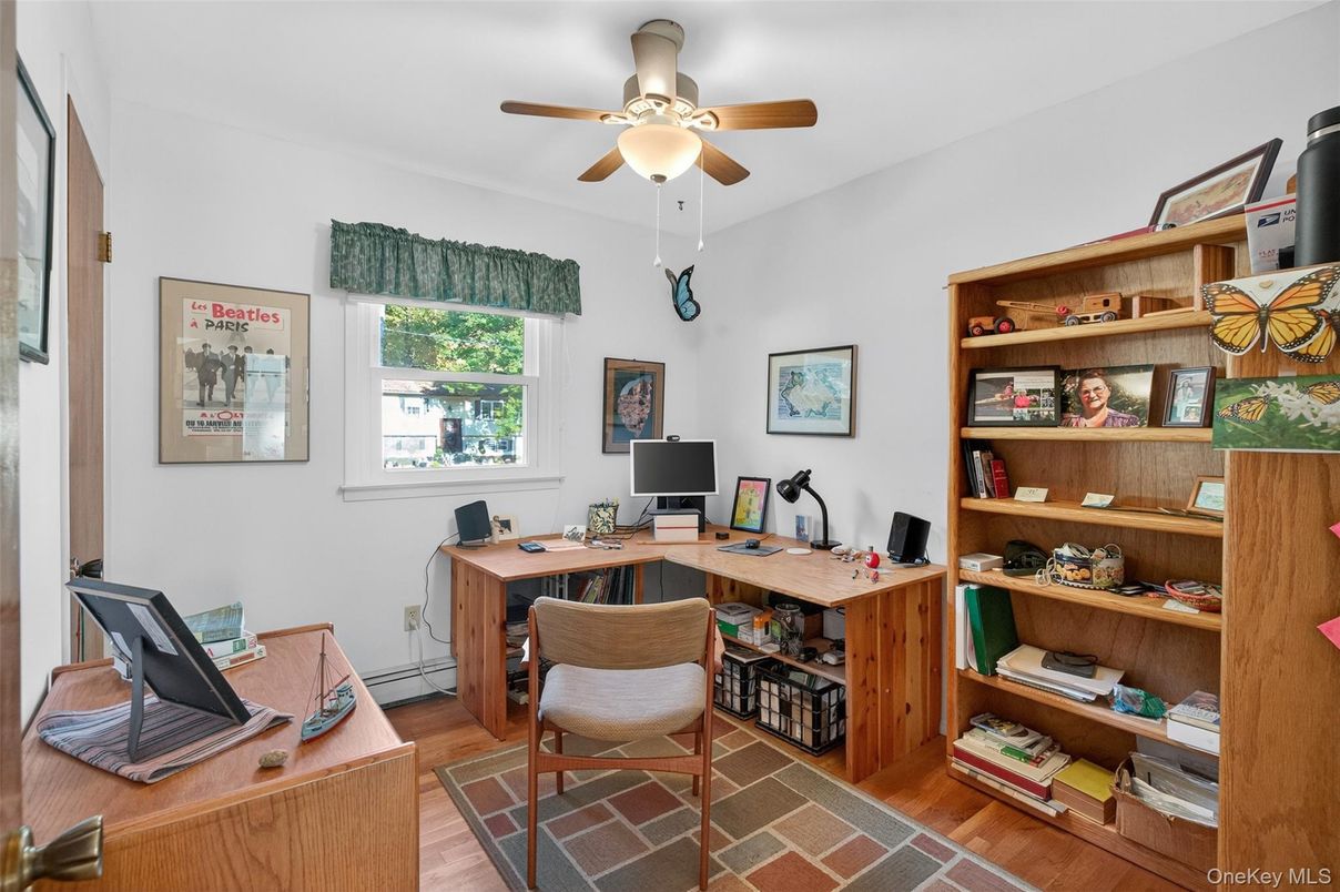 Home Office, Interior, Wood Texture Flooring