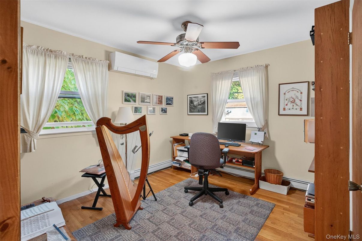 Home Office, Interior, Wood Texture Flooring