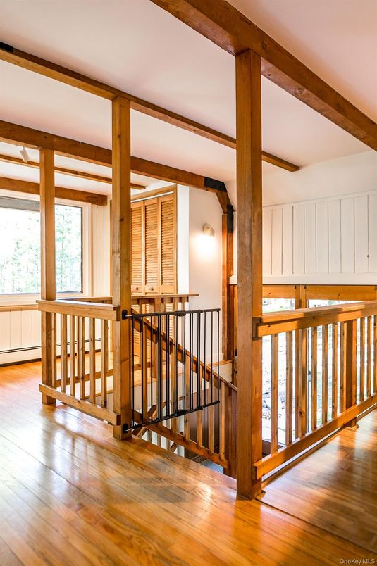 Interior, Wooden Beams, Wood Texture Flooring