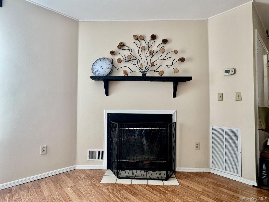 Fireplace, Interior, Wood Texture Flooring