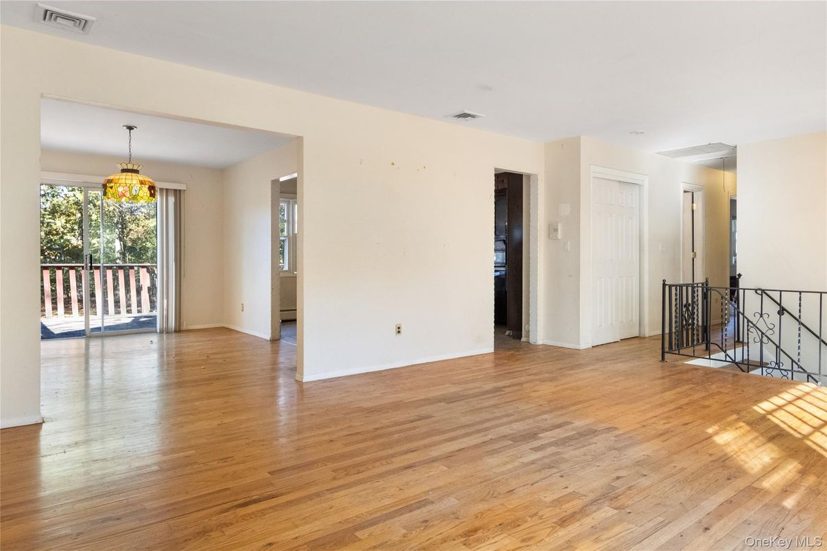 Empty room, Interior, Wood Texture Flooring