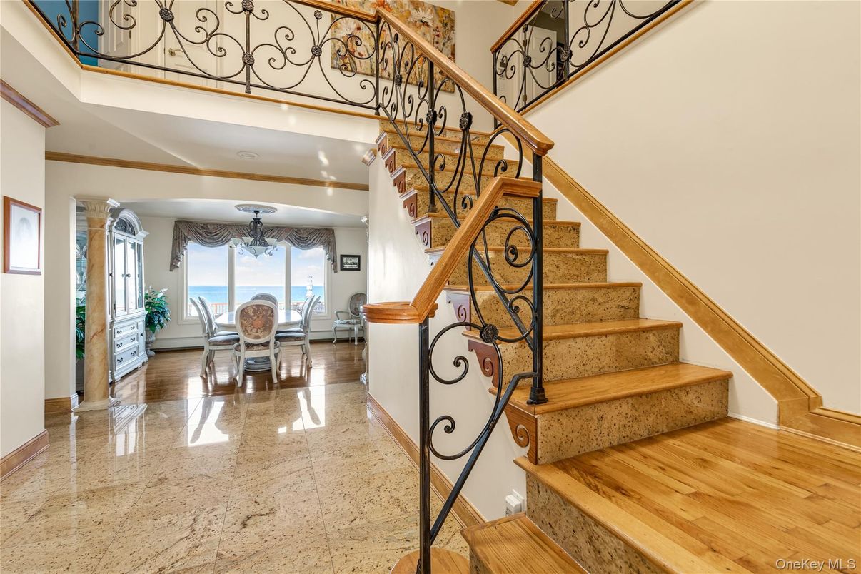 Chandelier, Dining room, Interior, Water, Wood Texture Flooring