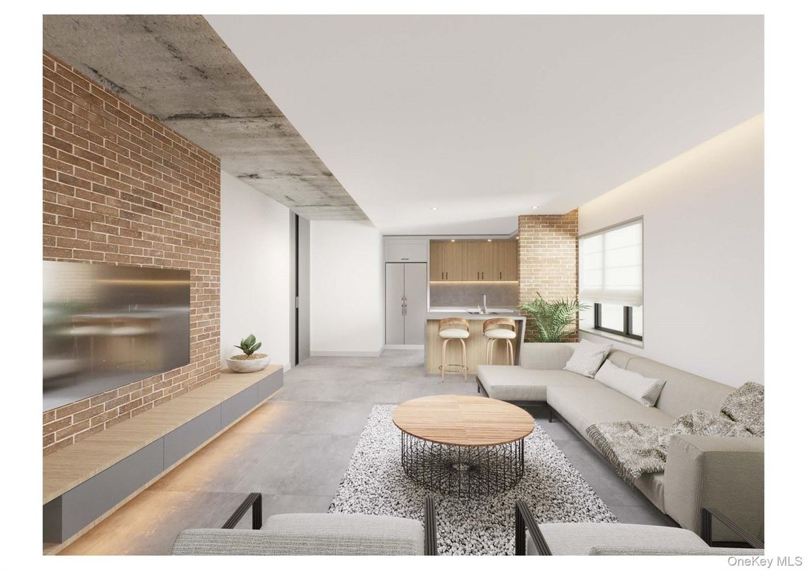 Interior, Kitchen, Living room, Stainless Steel Appliances, Stone Walls