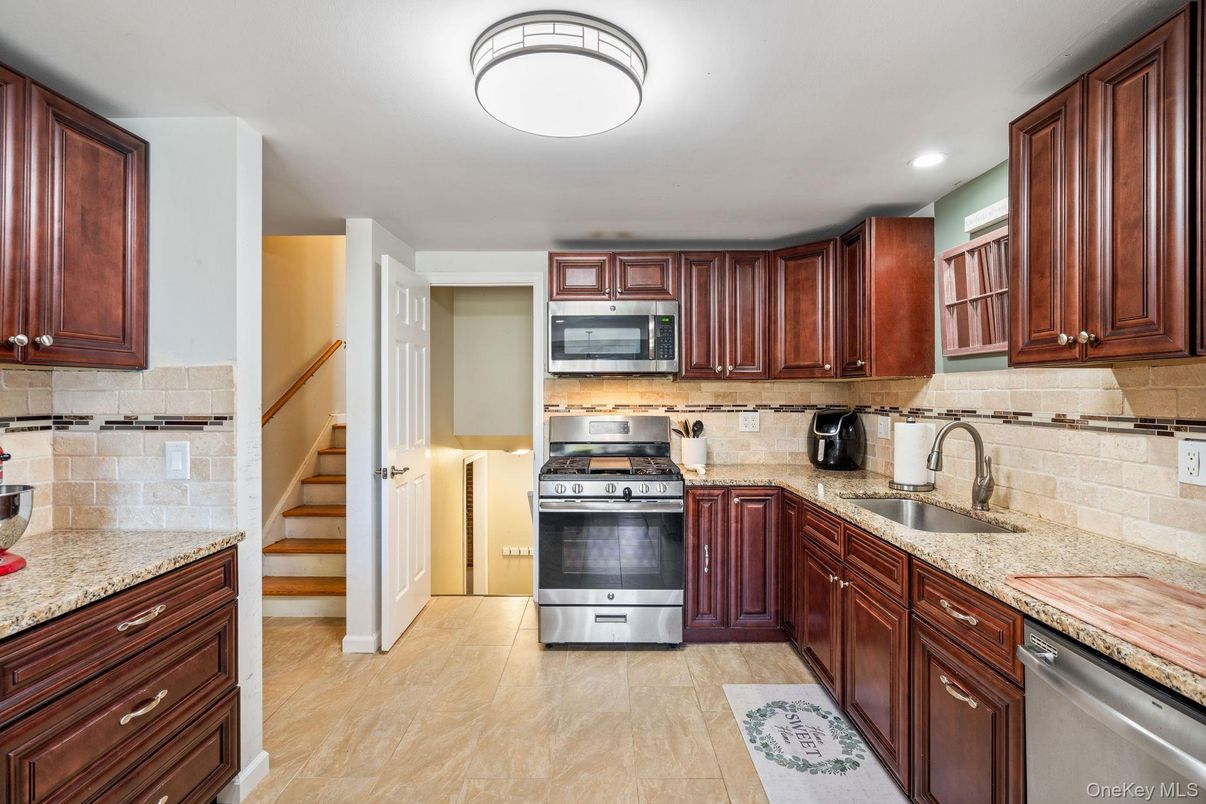 Interior, Kitchen, Recessed Lighting, Stainless Steel Appliances