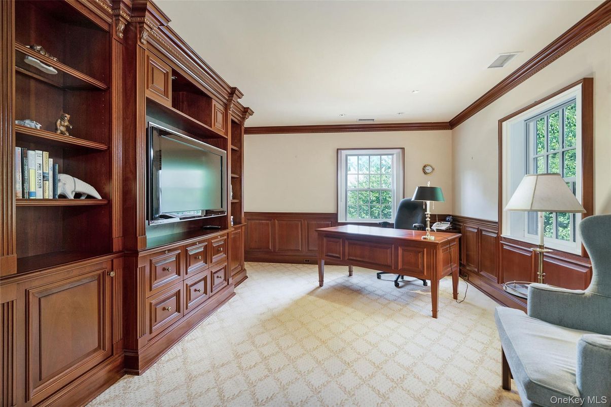 Home Office, Interior, Recessed Lighting