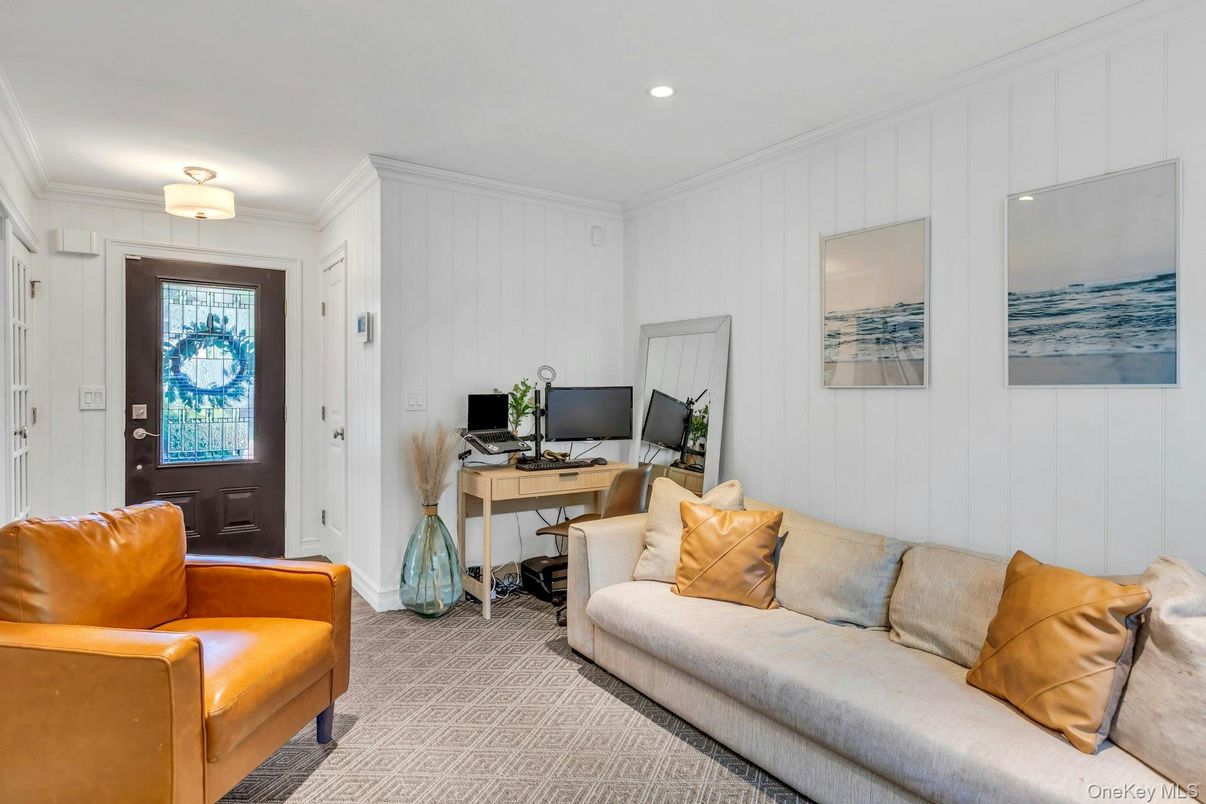 Home Office, Interior, Recessed Lighting