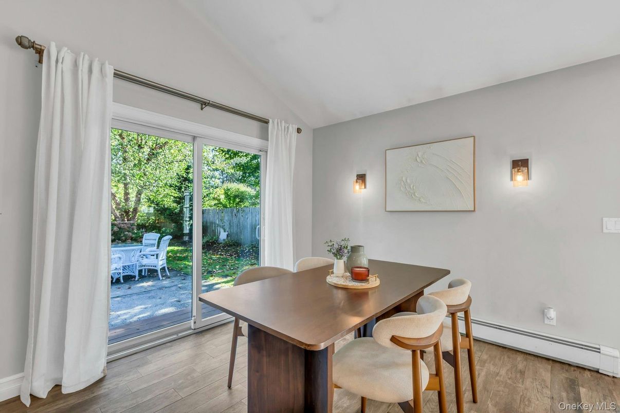 Dining room, Interior, Wood Texture Flooring