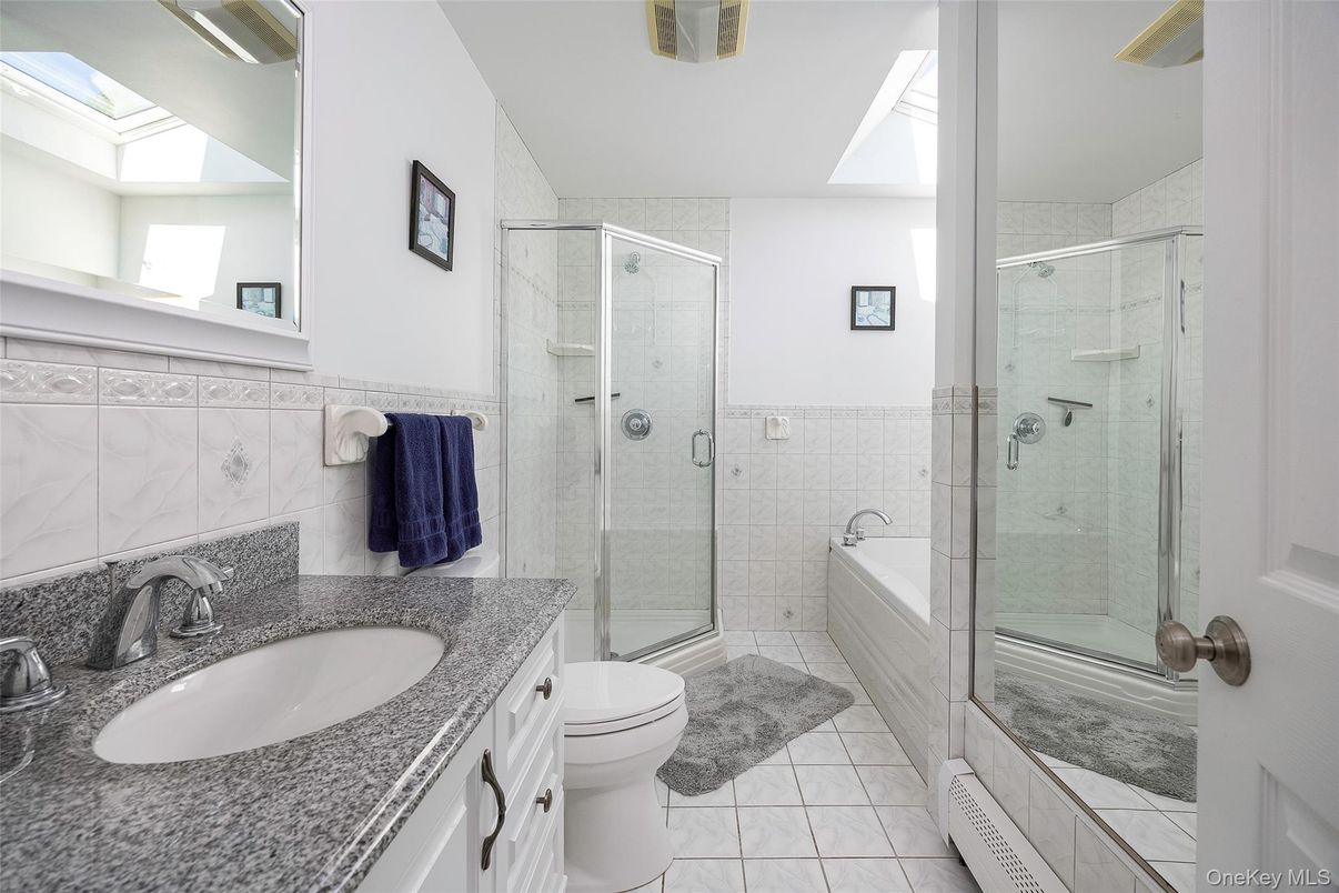 Bathroom, Glass Shower, Interior, Marble