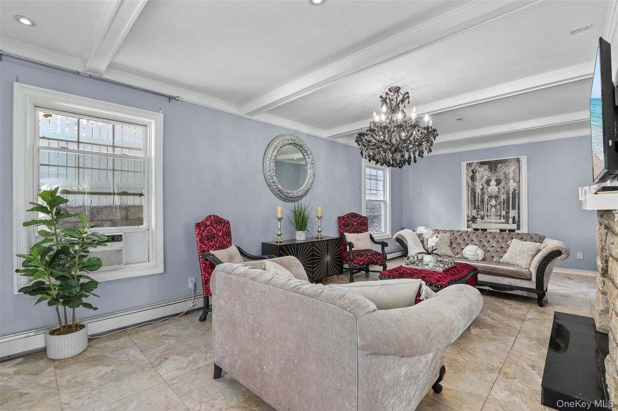 Chandelier, Interior, Living room, Recessed Lighting