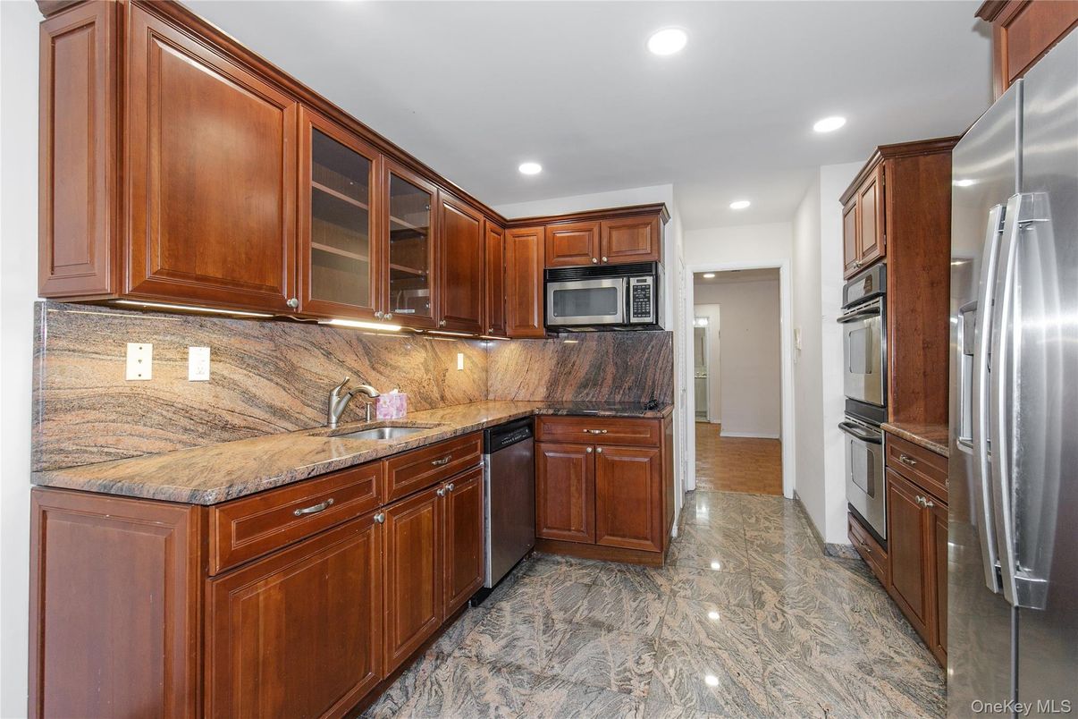 Interior, Kitchen, Recessed Lighting, Stainless Steel Appliances