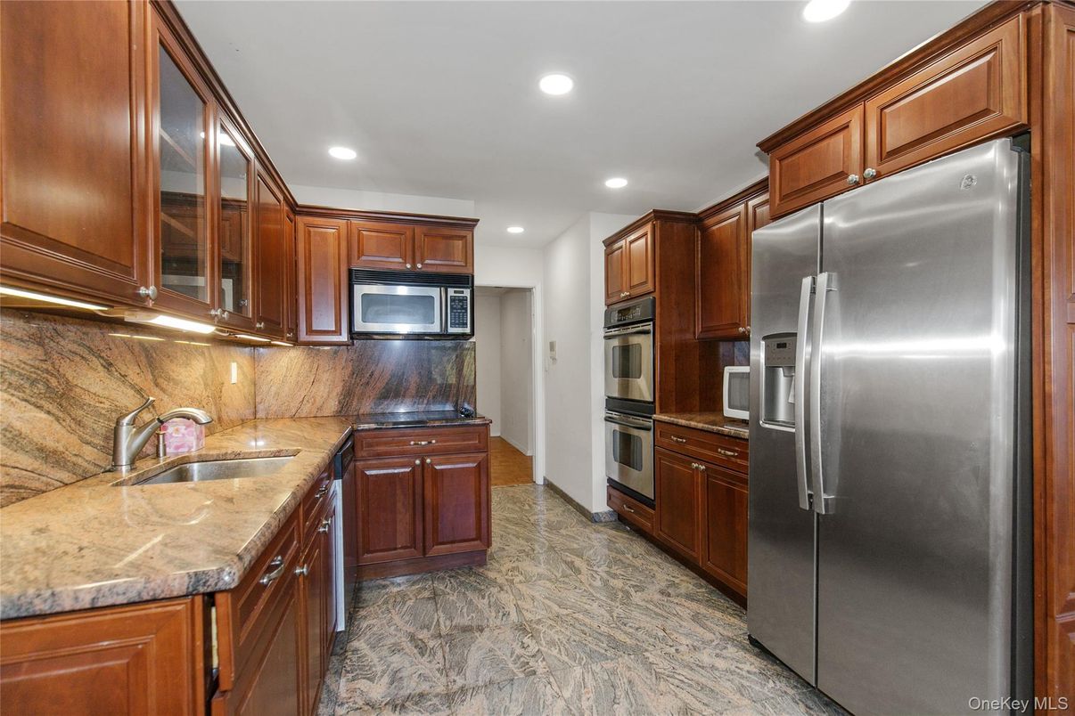 Interior, Kitchen, Recessed Lighting, Stainless Steel Appliances
