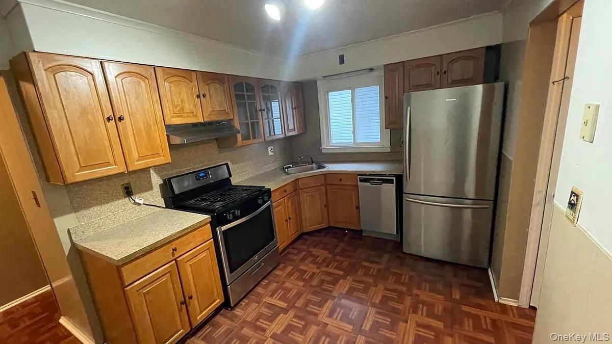 Interior, Kitchen, Wood Texture Flooring