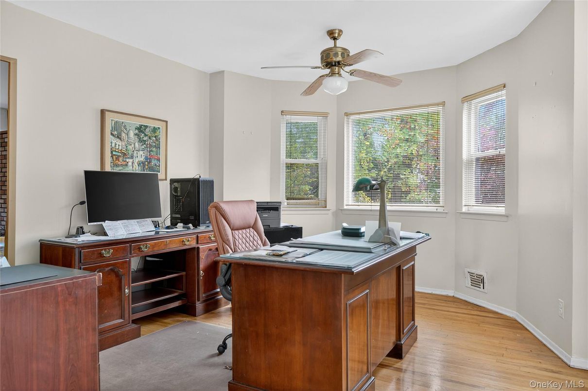 Home Office, Interior, Wood Texture Flooring