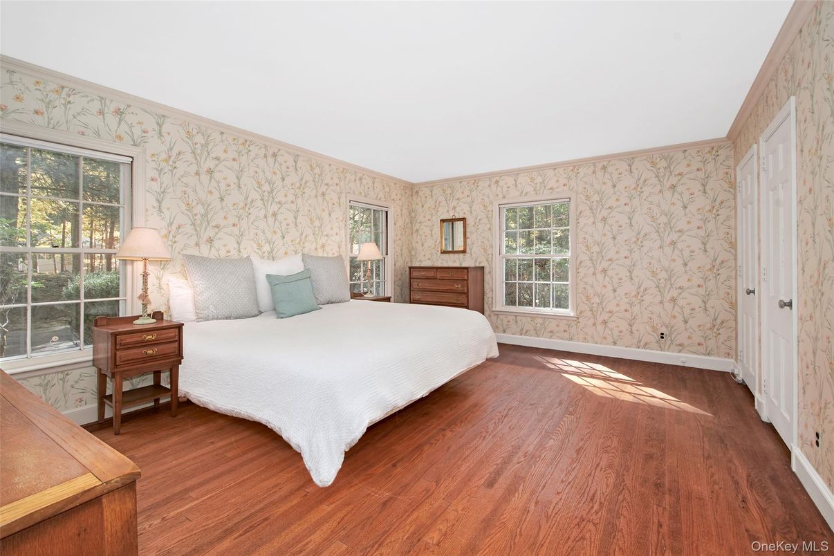 Bedroom, Interior, Wood Texture Flooring