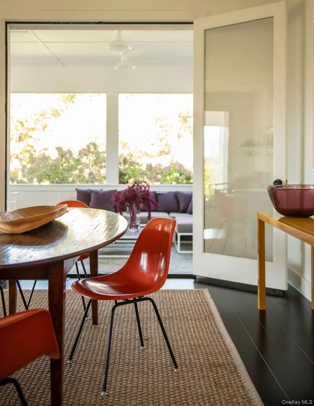 Dining room, Interior, Wood Texture Flooring