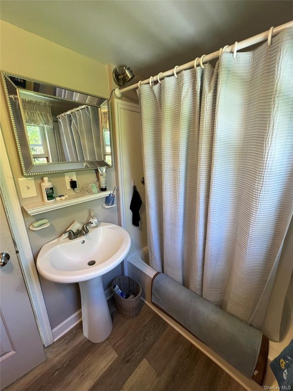 Bathroom, Interior, Wood Texture Flooring