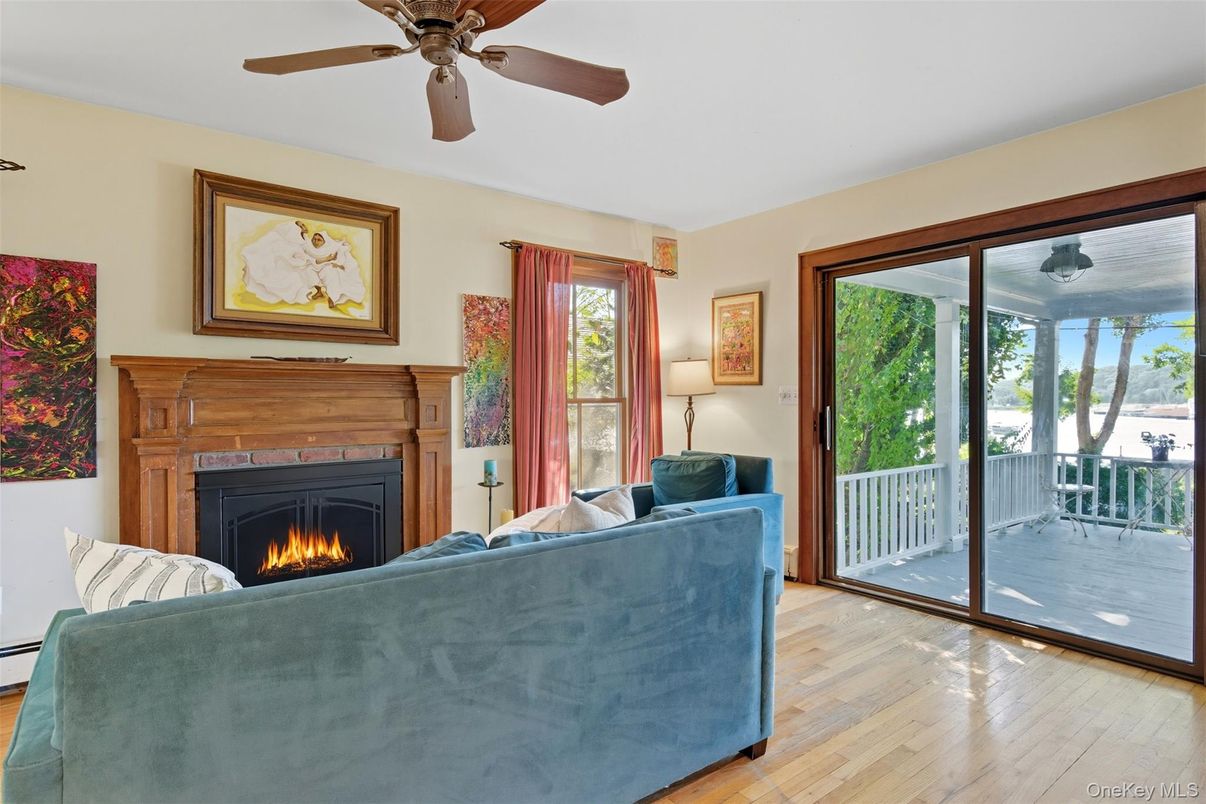 Fireplace, Interior, Living room, Wood Texture Flooring