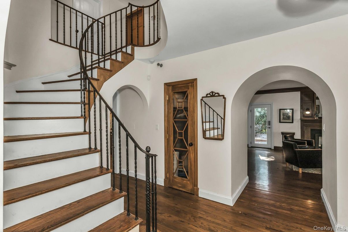 Fireplace, Interior, Wood Texture Flooring