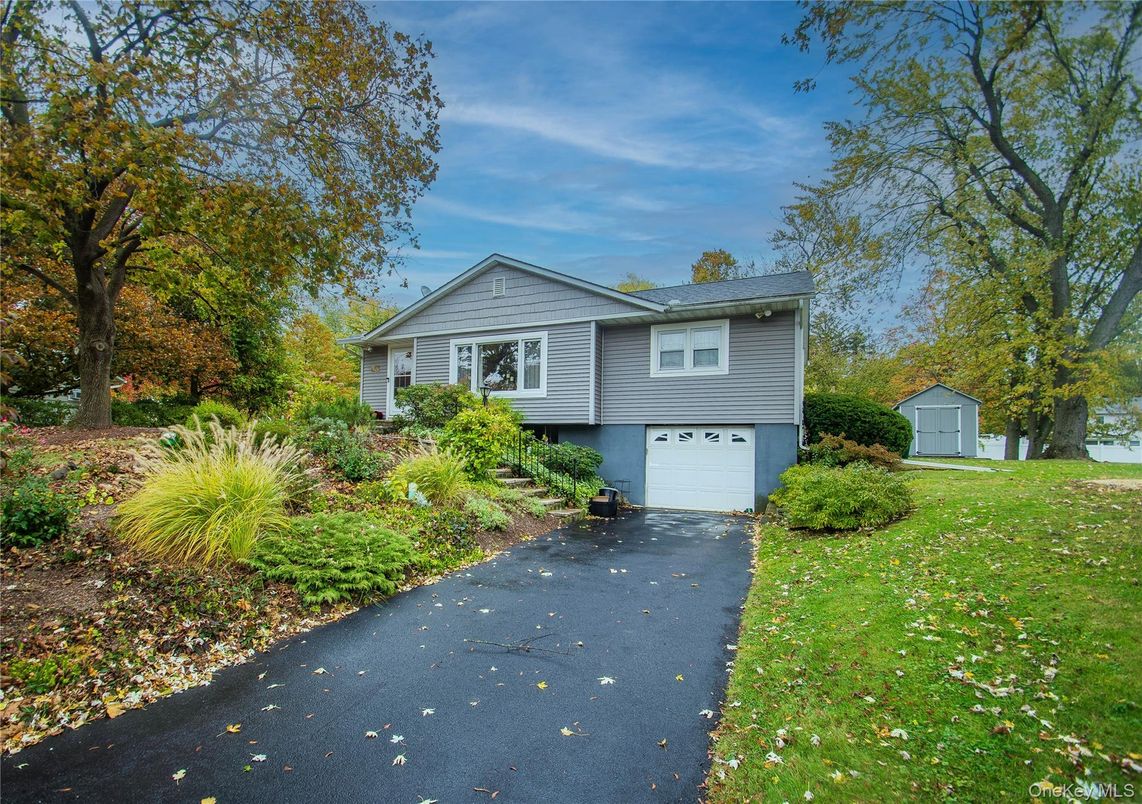 Attached, Backyard, Exterior, Facade, Raised Ranch