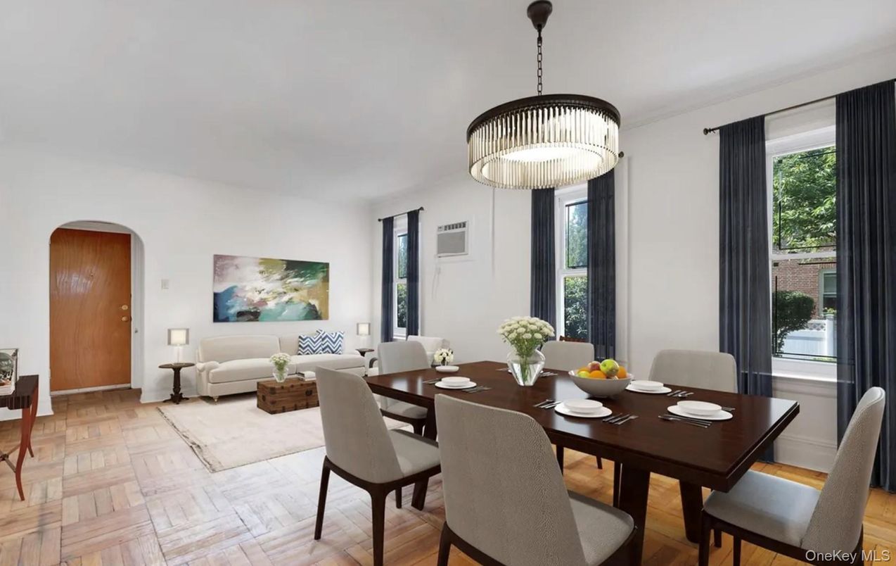 Dining room, Interior, Living room, Pendant Lights, Wood Texture Flooring