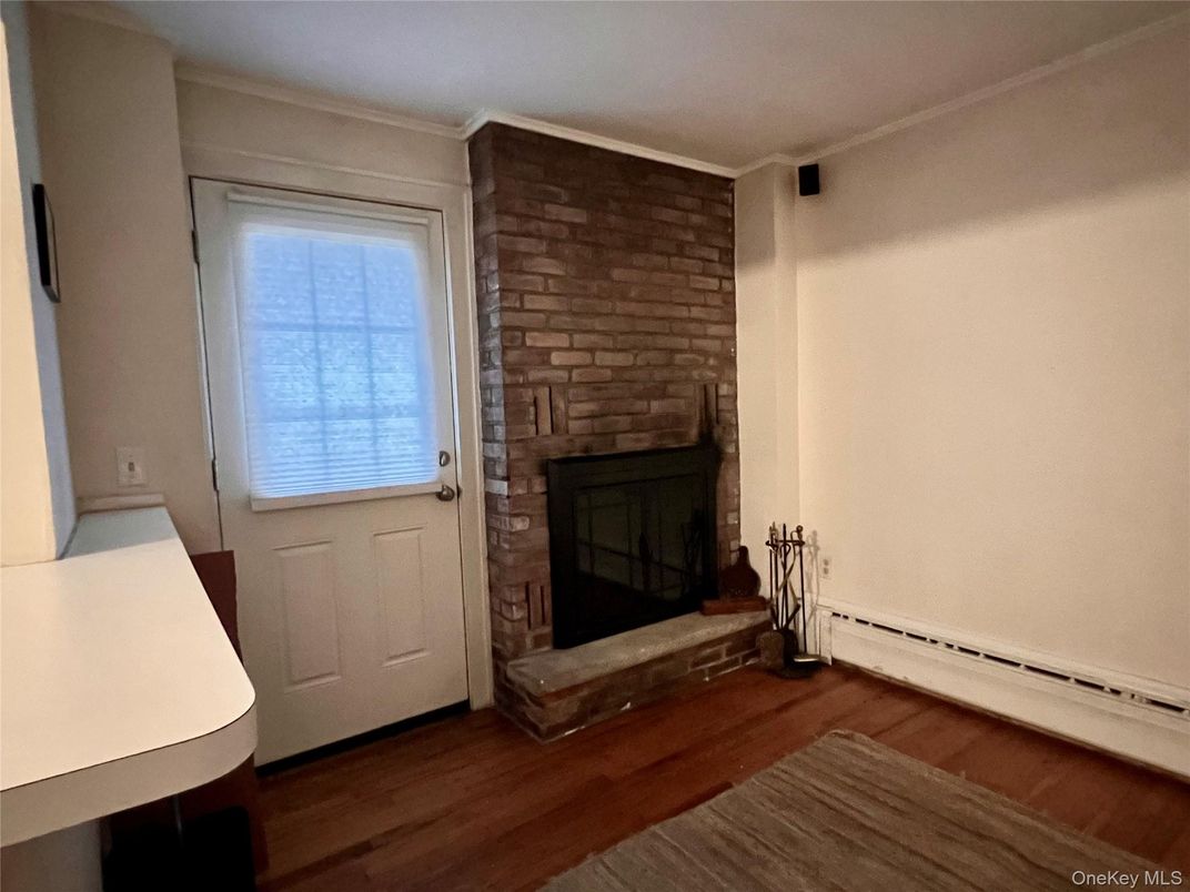 Fireplace, Interior, Stone Walls, Wood Texture Flooring
