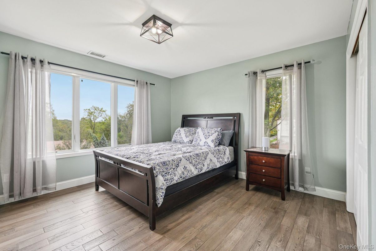 Bedroom, Interior, Wood Texture Flooring