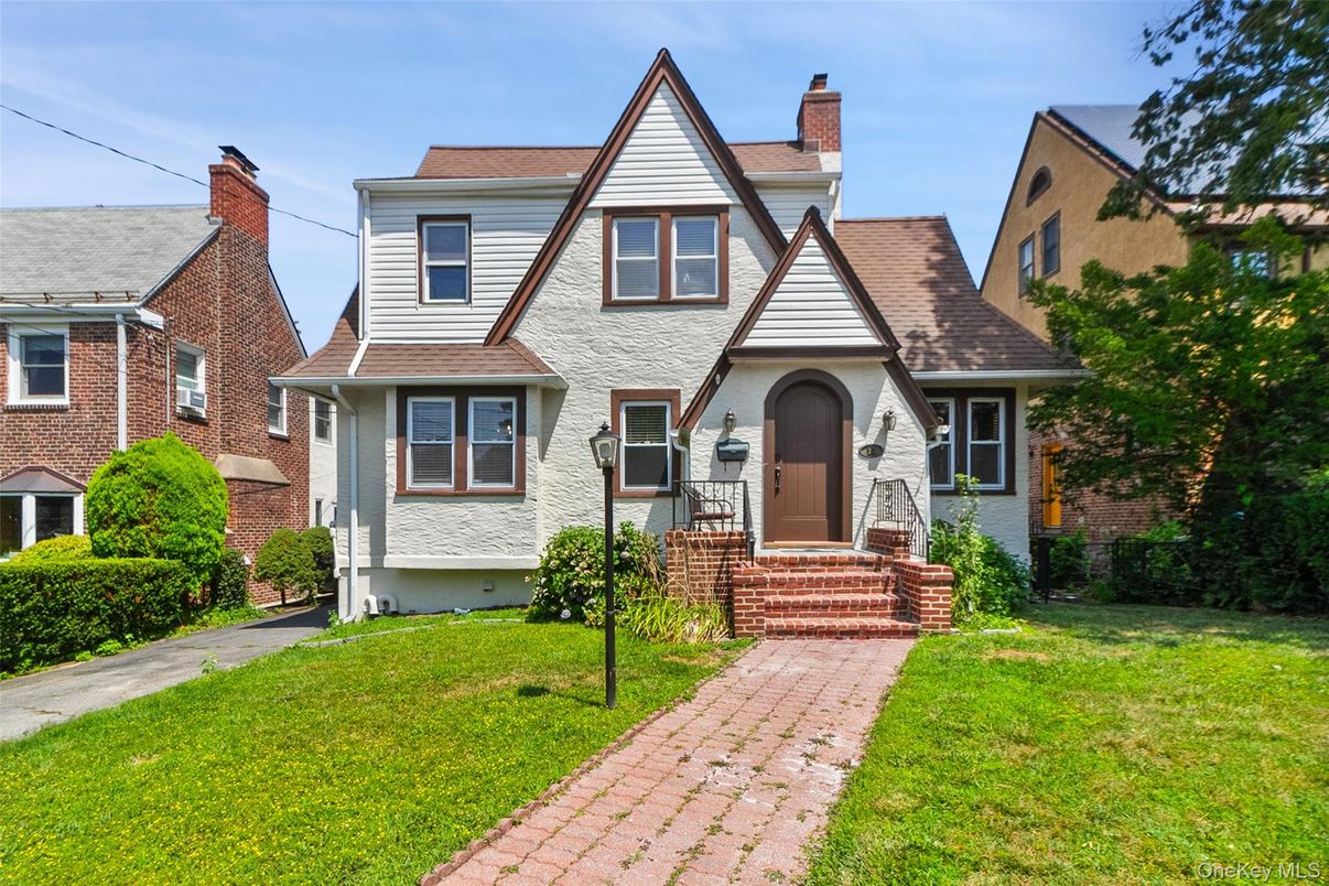 Exterior, Facade, Brick Facade, Tudor Revival