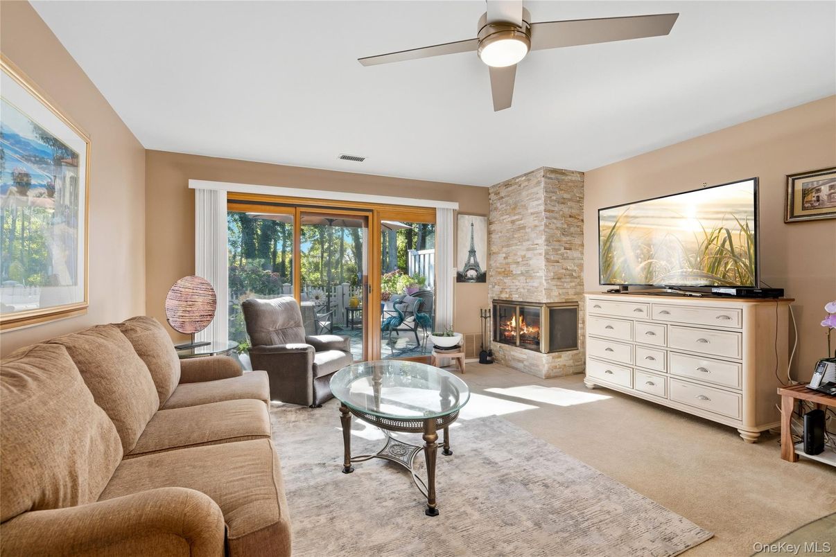 Fireplace, Interior, Living room, Stone Walls