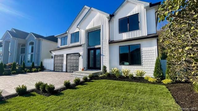 Attached, Backyard, Exterior, Facade, Farmhouse