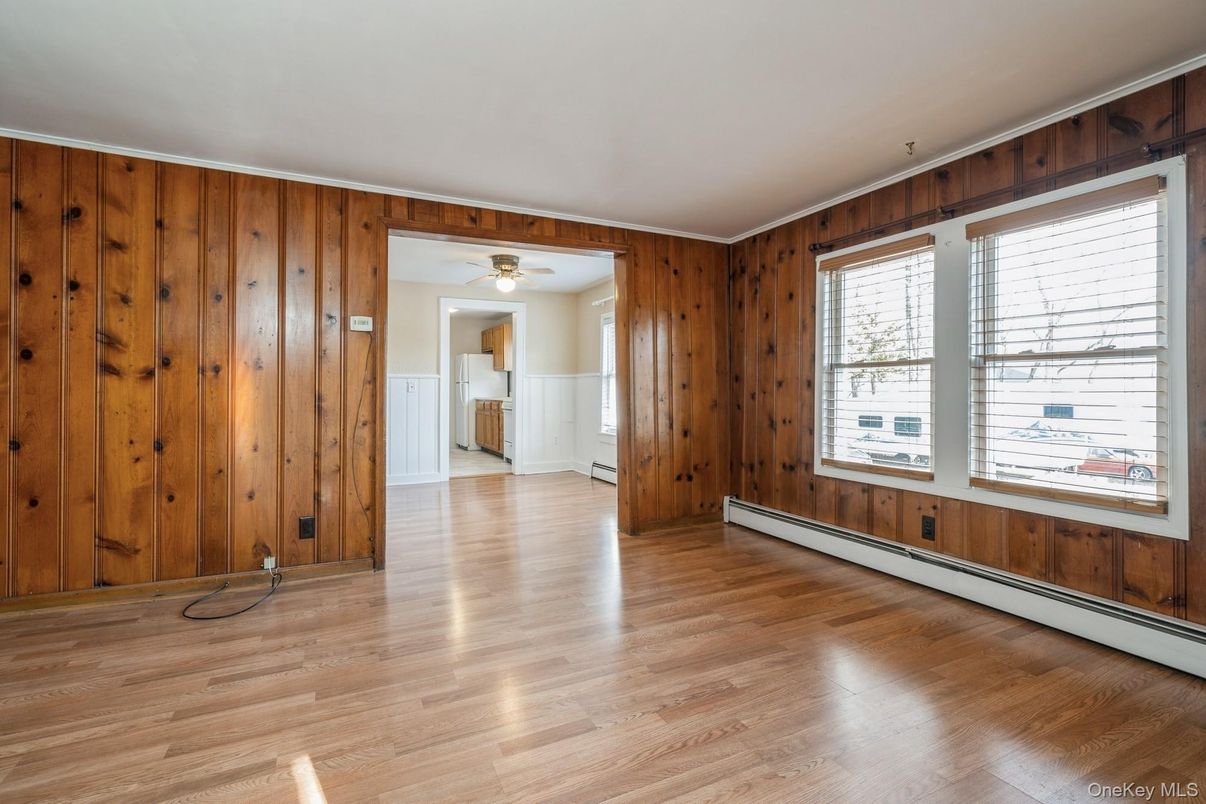 Empty room, Interior, Wood Texture Flooring, Wooden Walls