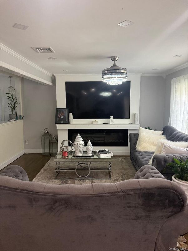 Interior, Living room, Recessed Lighting