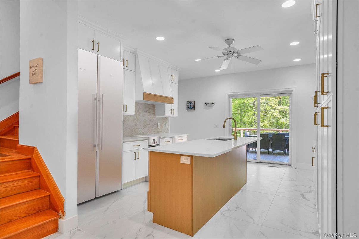 Interior, Kitchen, Marble, Recessed Lighting