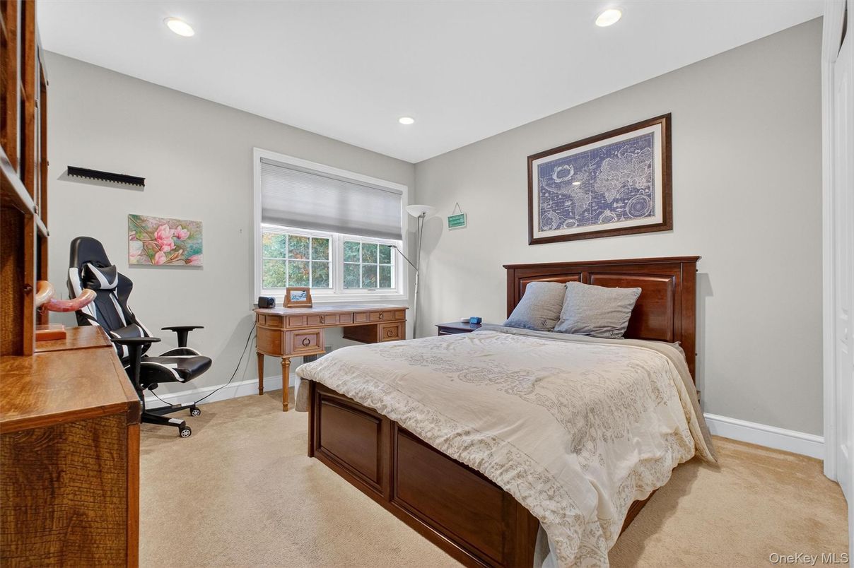 Bedroom, Home Office, Interior, Recessed Lighting