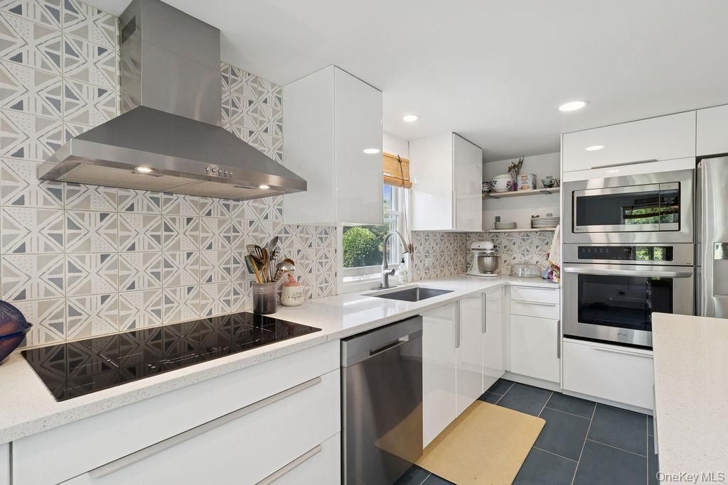 Interior, Kitchen, Recessed Lighting, Stainless Steel Appliances