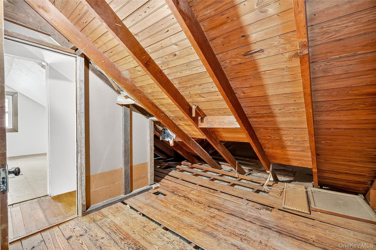 Empty room, Interior, Wooden Beams, Wooden Ceilings, Wood Texture Flooring, Wooden Walls