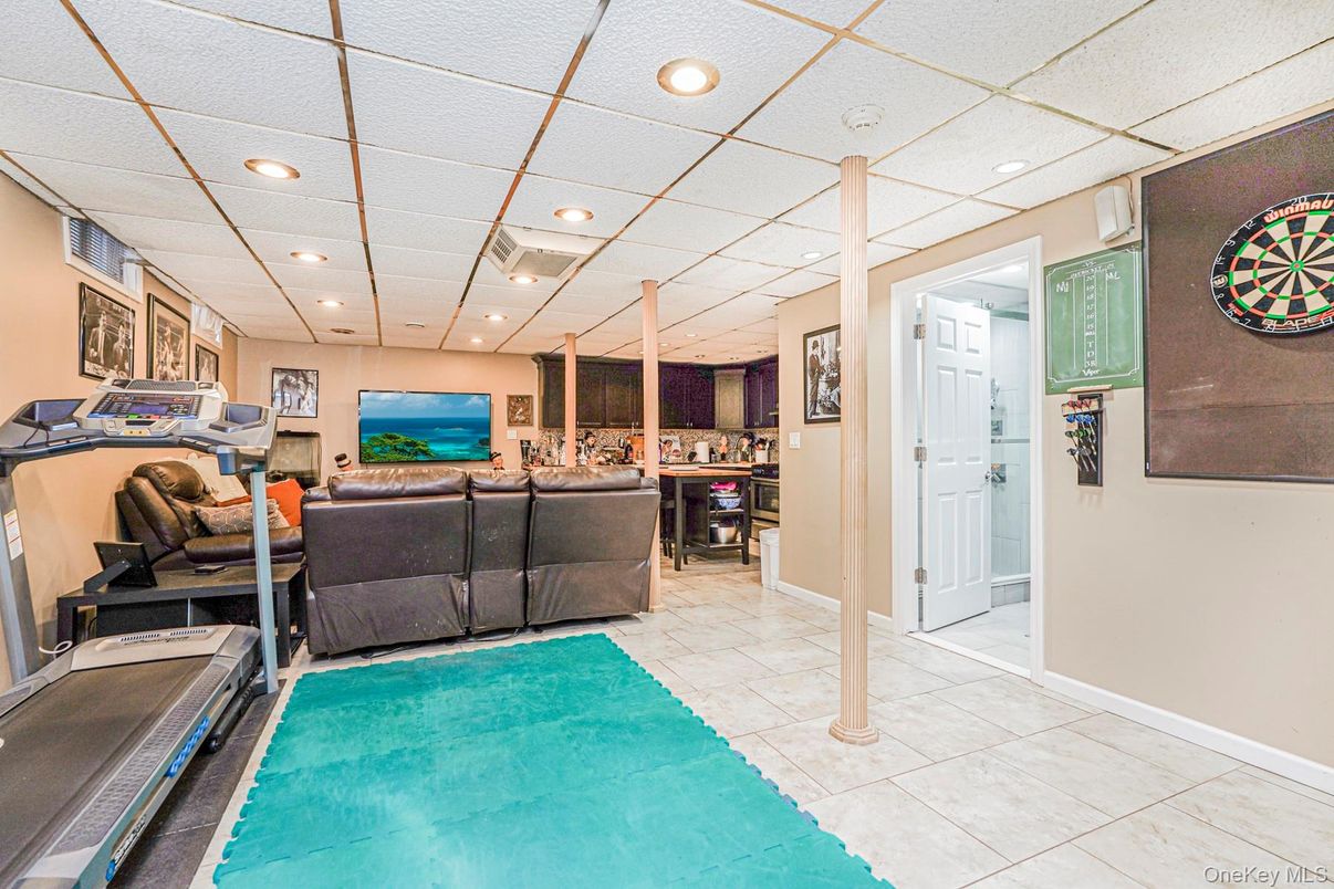 Interior, Living room, Recessed Lighting