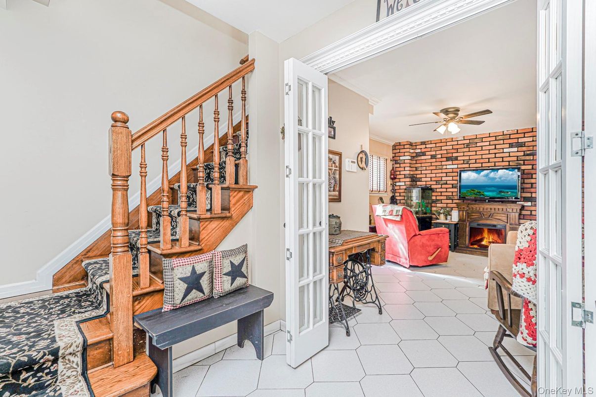 Fireplace, Interior, Stone Walls
