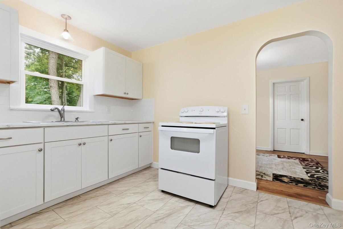 Interior, Kitchen, Marble, Pendant Lights