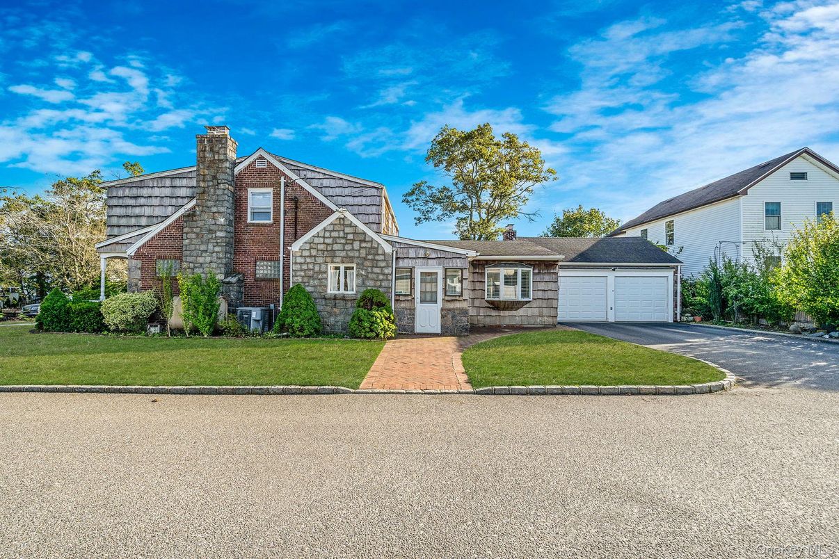 Attached, Exterior, Facade, Brick Facade, Tudor Revival