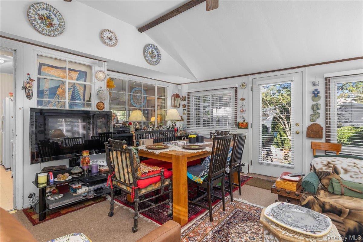Dining room, Interior, Wooden Beams