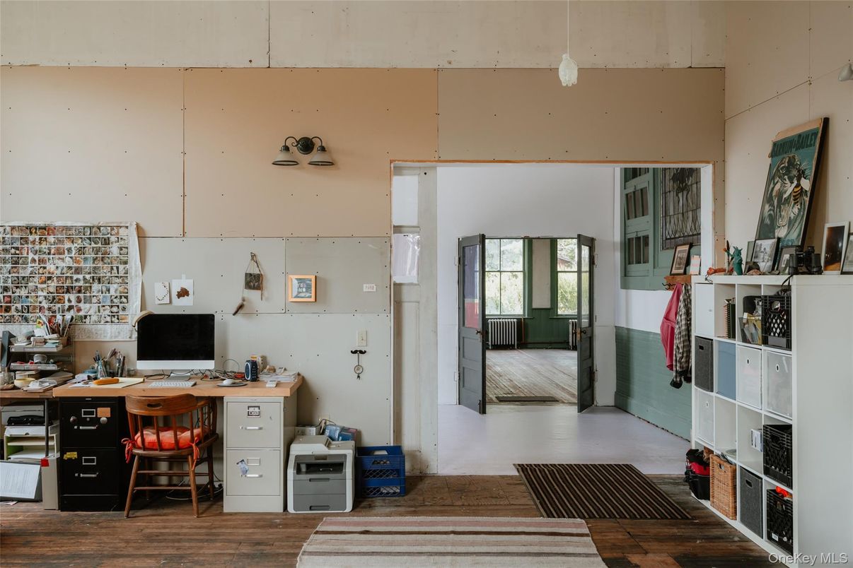 Home Office, Interior, Wood Texture Flooring