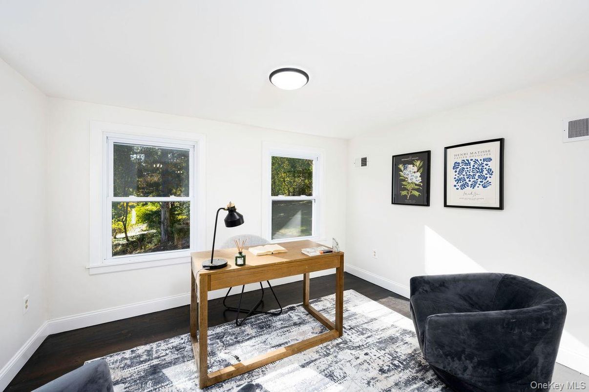 Home Office, Interior, Wood Texture Flooring