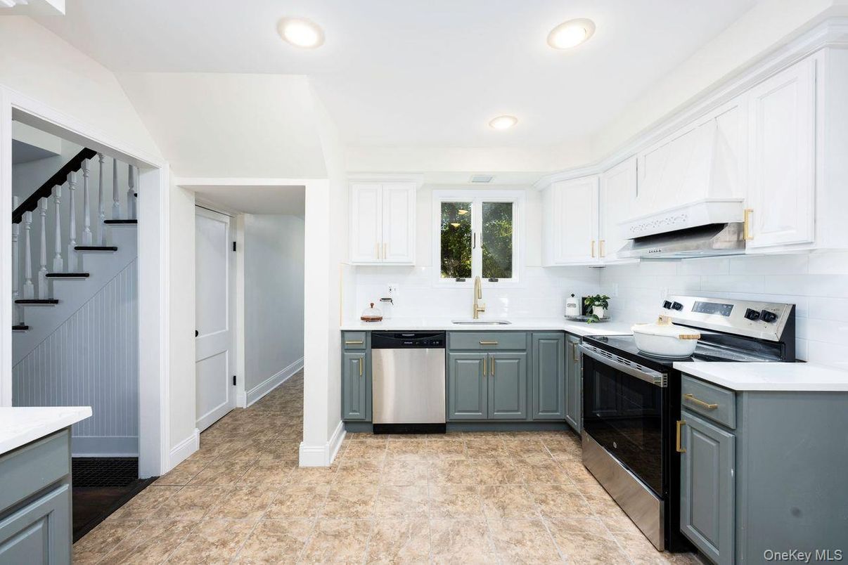 Interior, Kitchen, Recessed Lighting, Stainless Steel Appliances