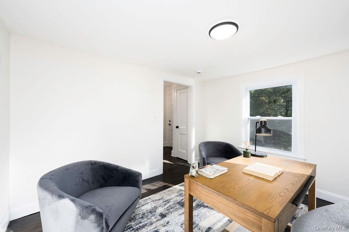 Home Office, Interior, Wood Texture Flooring