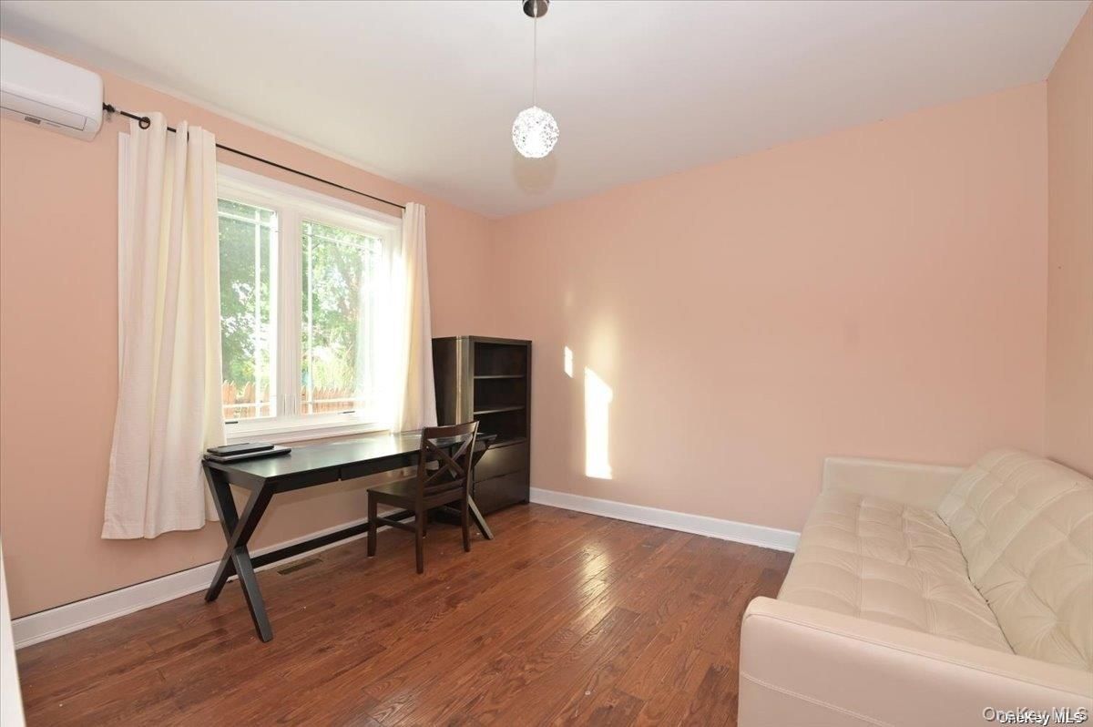Home Office, Interior, Pendant Lights, Wood Texture Flooring