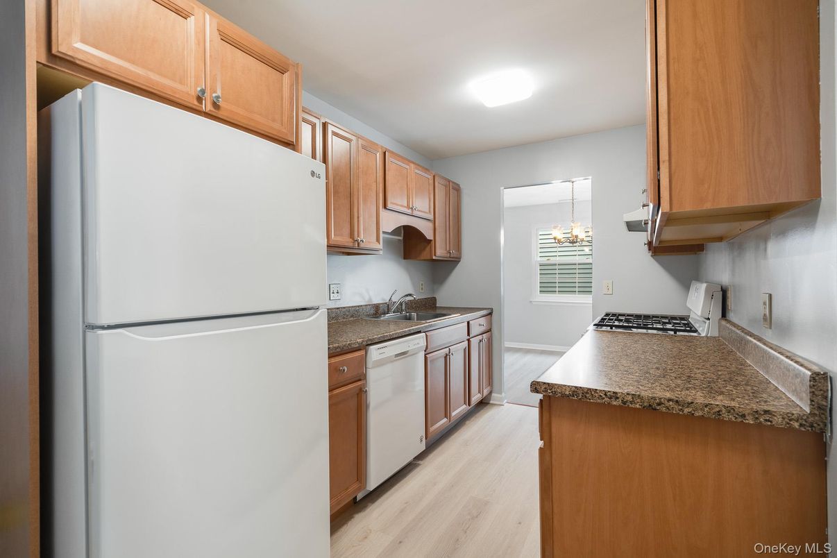 Interior, Kitchen, Wood Texture Flooring