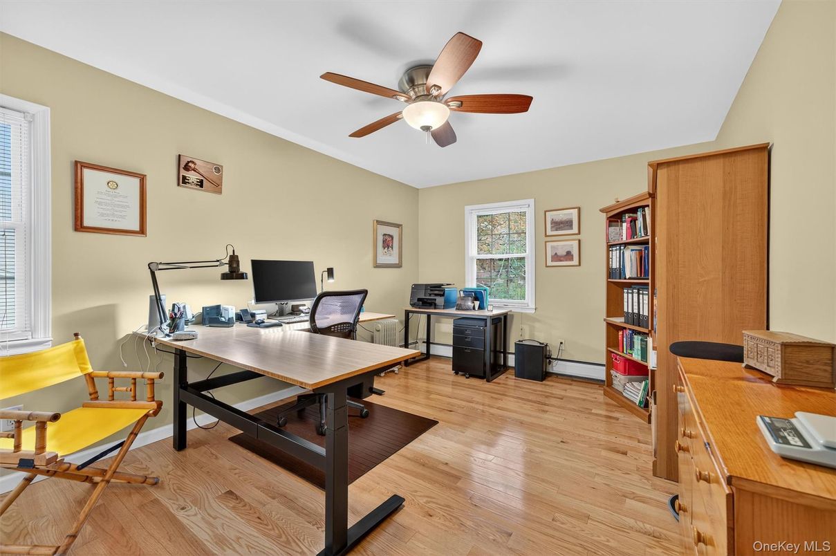 Home Office, Interior, Wood Texture Flooring