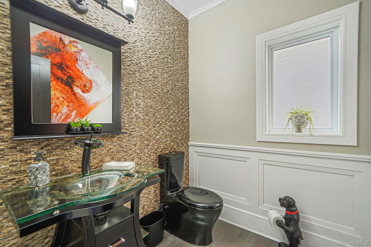Bathroom, Interior, Wood Texture Flooring