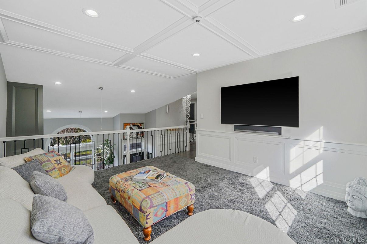 Interior, Living room, Recessed Lighting