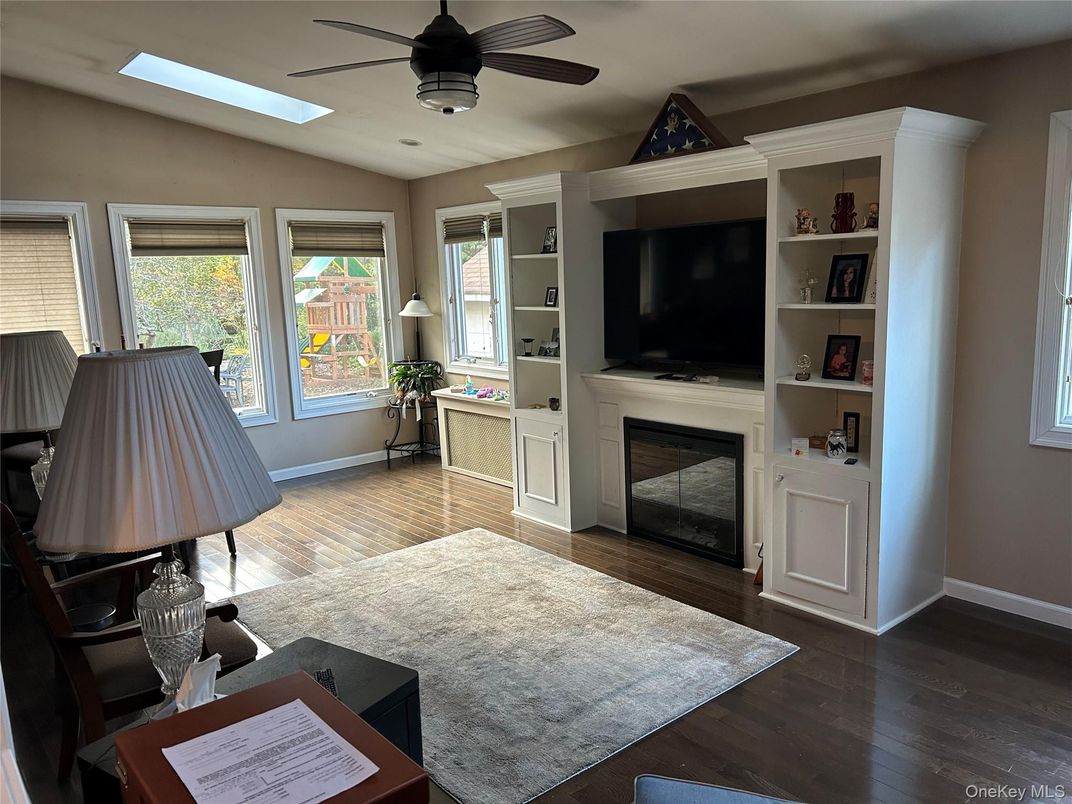 Fireplace, Interior, Wood Texture Flooring